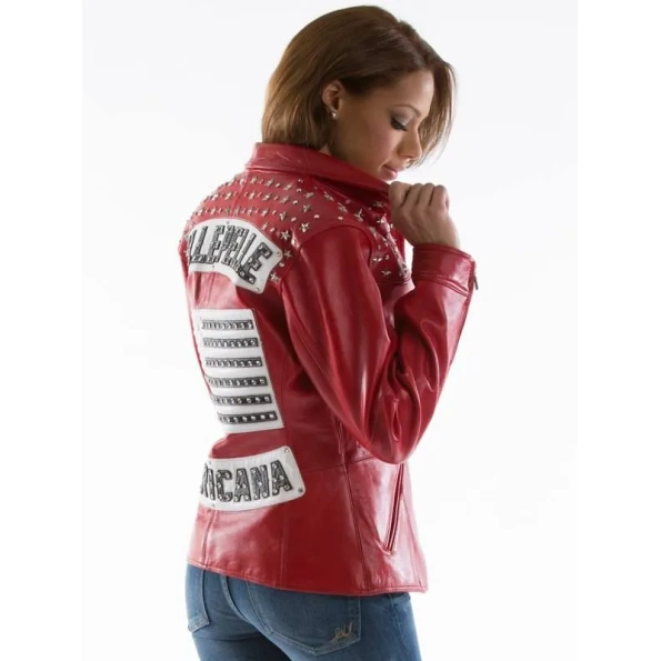 PELLE PELLE RED AMERICANA LEATHER JACKET view 4