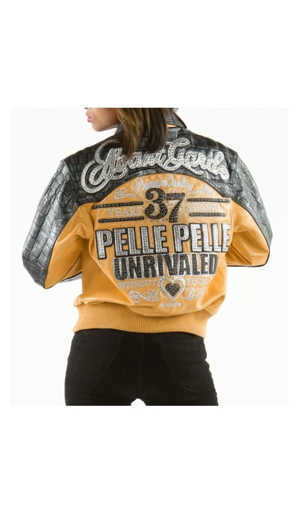 Pelle Pelle Garde 37 Years Mustard Leather Jacket