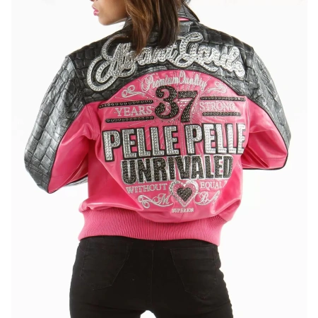 Pelle Pelle Pink Unrivaled Leather Jacket view 2