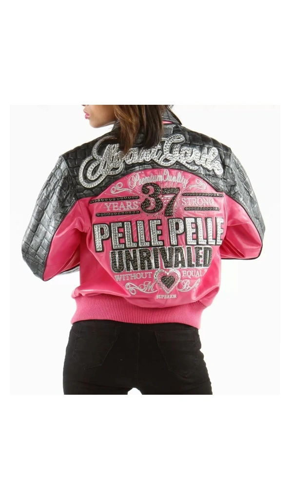 Pelle Pelle Garde 37 Years Pink Leather Jacket
