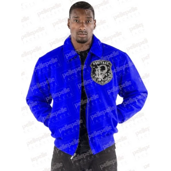 PELLE PELLE ALL OR NOTHING BLUE JACKET view 1