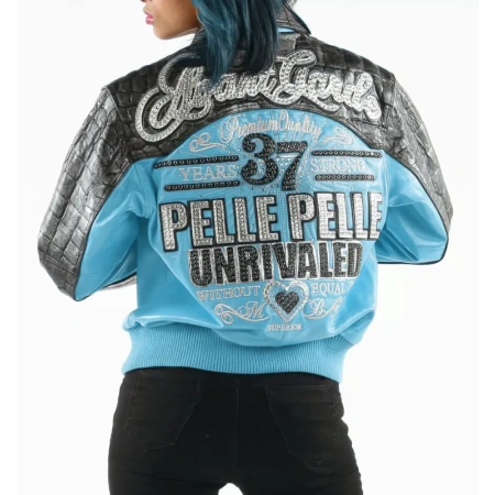 Pelle Pelle Turquoise Unrivaled MB Jacket | Leather Jacket view 2