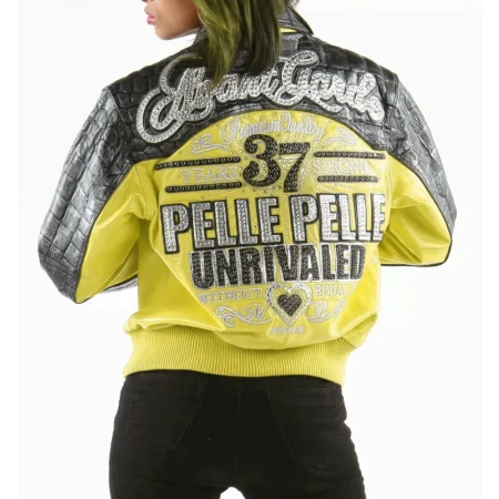 Pelle Pelle Yellow Unrivaled MB Jacket | Leather Jacket view 2