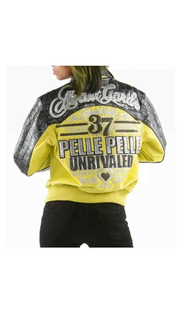 Pelle Pelle Strong 37 Years Yellow leather Jacket