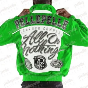 Pelle Pelle All Or Nothing Green Wool Jacket view 2