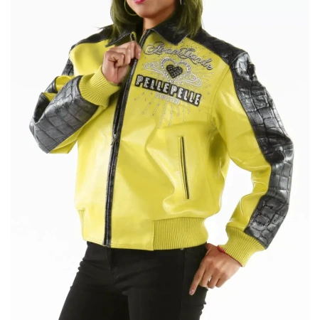 Pelle Pelle Yellow Unrivaled MB Jacket | Leather Jacket