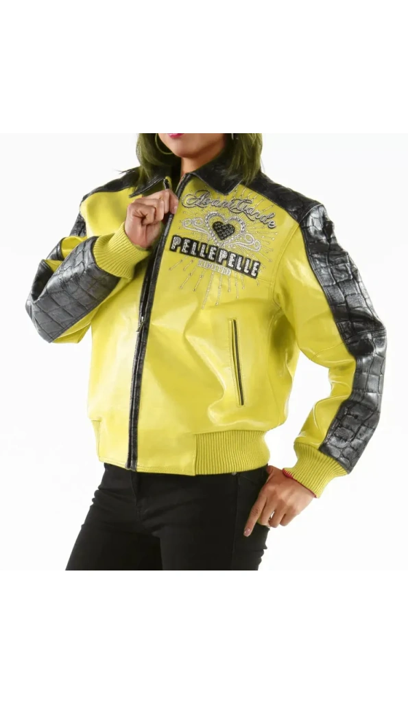 Pelle Pelle Yellow Unrivaled MB Jacket | Leather Jacket