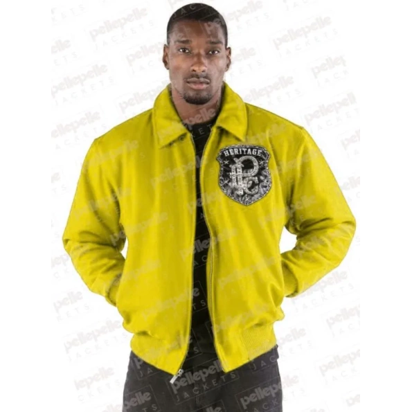 PELLE PELLE HERITAGE OLIVE LEATHER JACKET