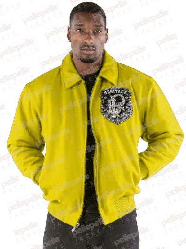 Pelle Pelle All Or Nothing Olive Wool Jacket