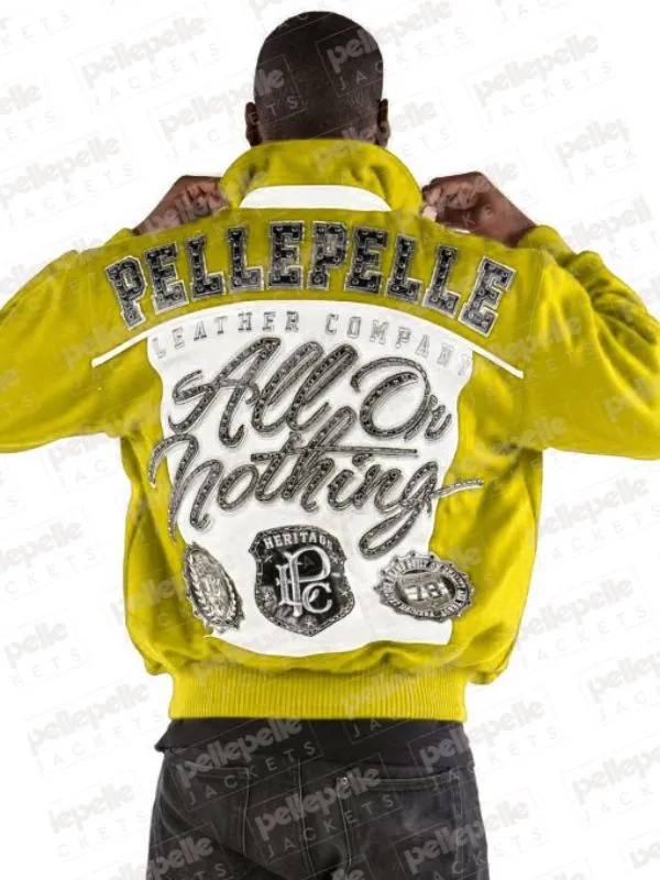 Pelle Pelle All Or Nothing Olive Wool Jacket view 2