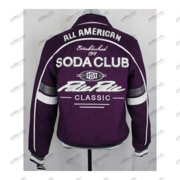 Pelle Pelle Purple All American Jacket view 1
