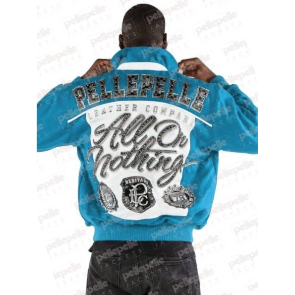 PELLE PELLE HERITAGE TURQUOISE LEATHER JACKET view 2