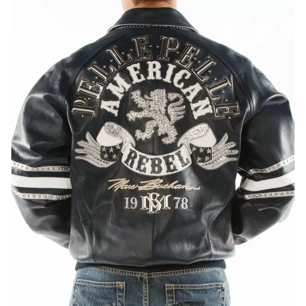 PELLE PELLE REBAL BLACK JACKET QUALITY view 2