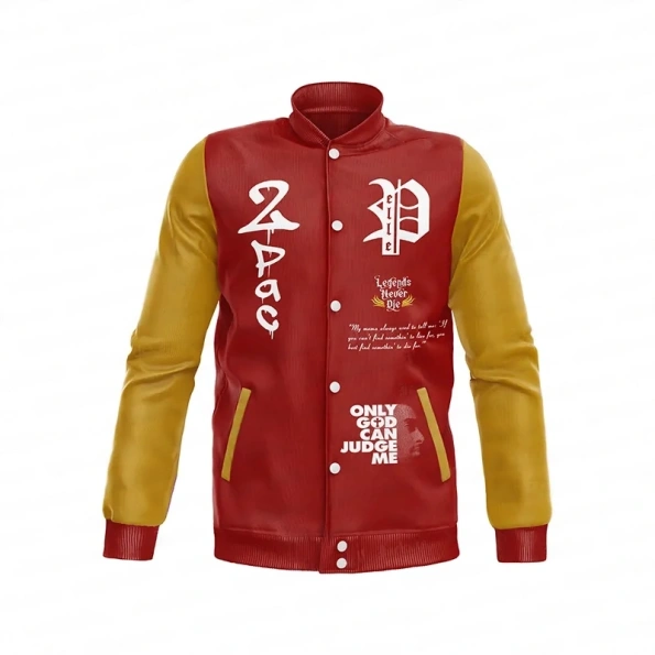 Pelle Pelle Legends Never Die Red Leather Jacket view 1