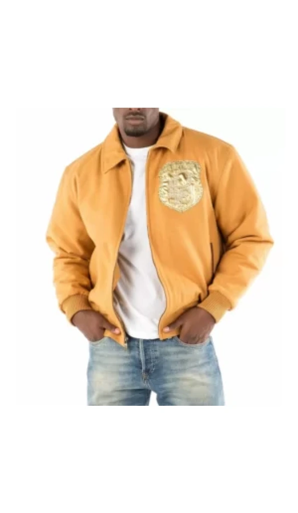 PELLE PELLE YELLOW WOOLEN JACKET ATTRACTIVE