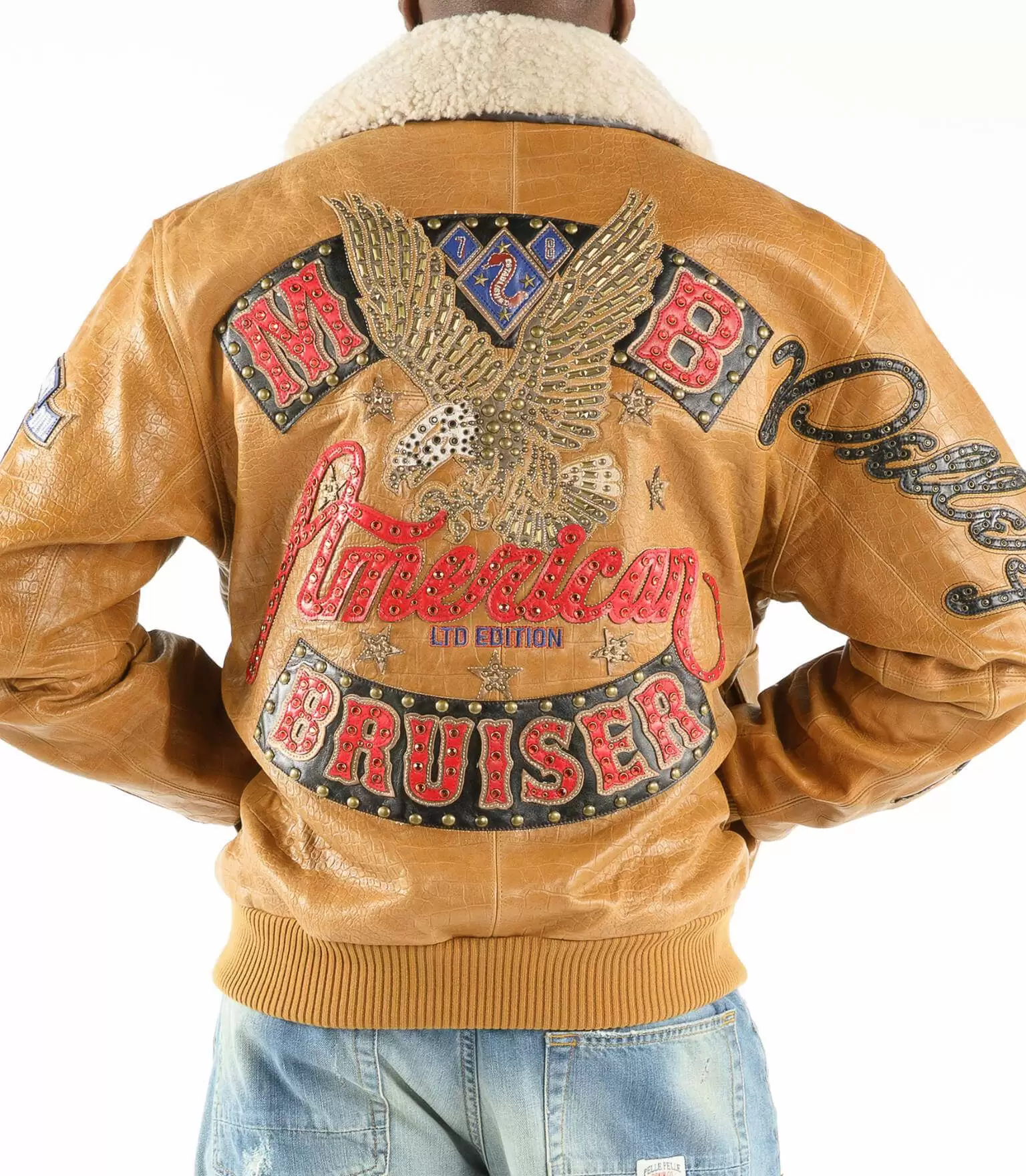 American Bruiser Brown Pelle Pelle Jacket