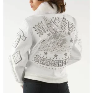 PELLE PELLE BOMBSHELL WHITE LEATHER JACKET view 2