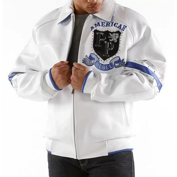 Pelle Pelle White American Rebel MB Jacket view 2