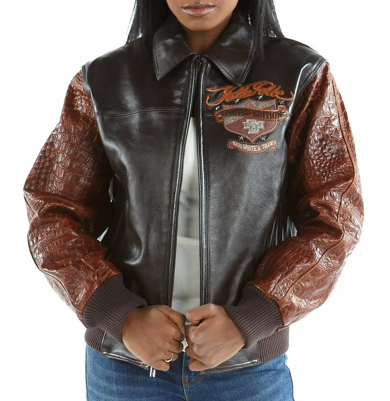 Black Brown Pelle Pelle | Red White & True Leather Jacket