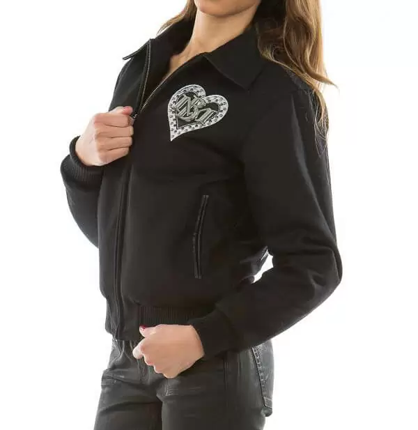 Pelle Pelle Heartbreaker Black Wool Jacket | Women Jacket view 1