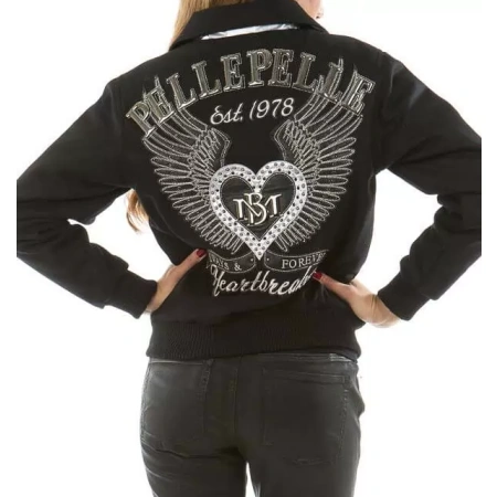 Pelle Pelle Heartbreaker Black Wool Jacket | Women Jacket view 2