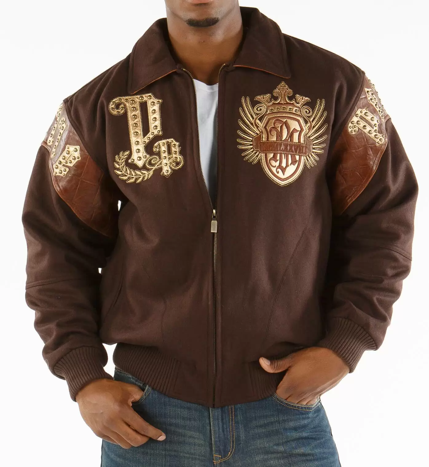 Bold Brown Pelle Pelle Empire Victory Jacket view 2