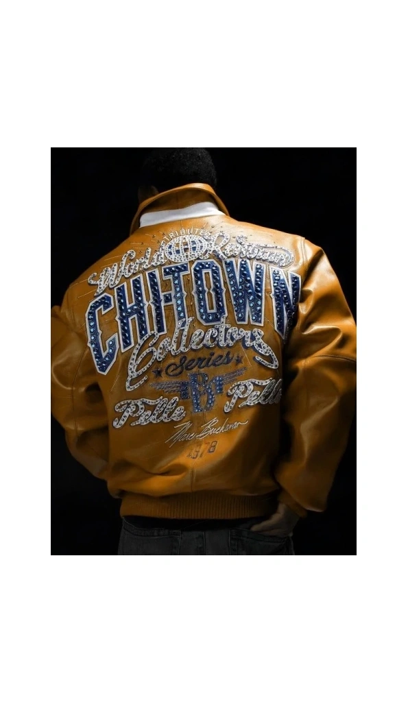 Pelle Pelle Chi-Town Mustard Leather Jacket
