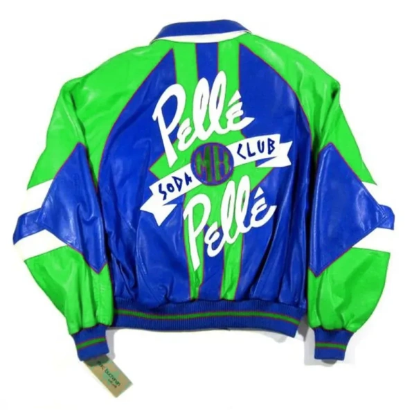 Pelle Pelle Green Blue Soda Club MB Jacket