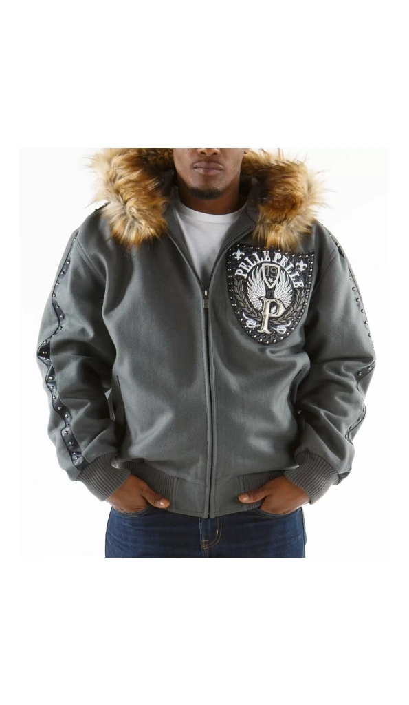 Pelle Pelle Band Of Brothers Fur Hood Jacket | Wool Jacket