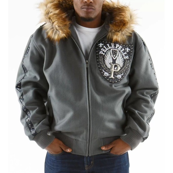 Pelle Pelle Band Of Brothers Fur Hood Jacket | Wool Jacket
