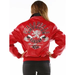 AMERICAN RED MB PELLE PELLE LEATHER JACKET view 2