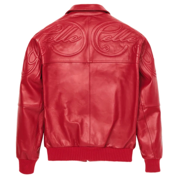 PELLE PELLE RED PLUSH JACKET BEAUTIFUL view 2