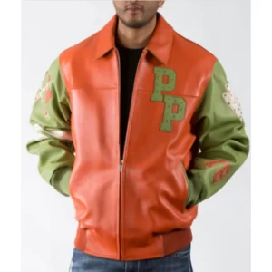 PELLE PELLE RENEGADES ORANGE LEATHER JACKET