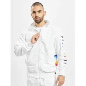PELLE PELLE WHITE HOODIE JACKET