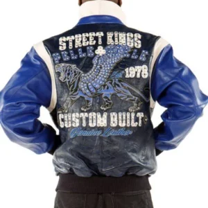 Pelle Pelle Navy Blue Street Kings 1978 Jacket view 2