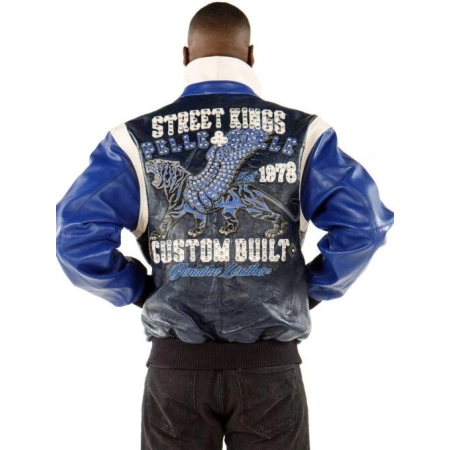 Pelle Pelle Navy Blue Street Kings 1978 Jacket view 2