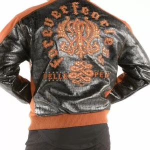Bold Orange Pelle Pelle Wool Jacket