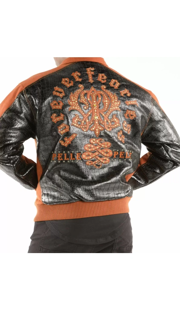 Bold Orange Pelle Pelle Wool Jacket