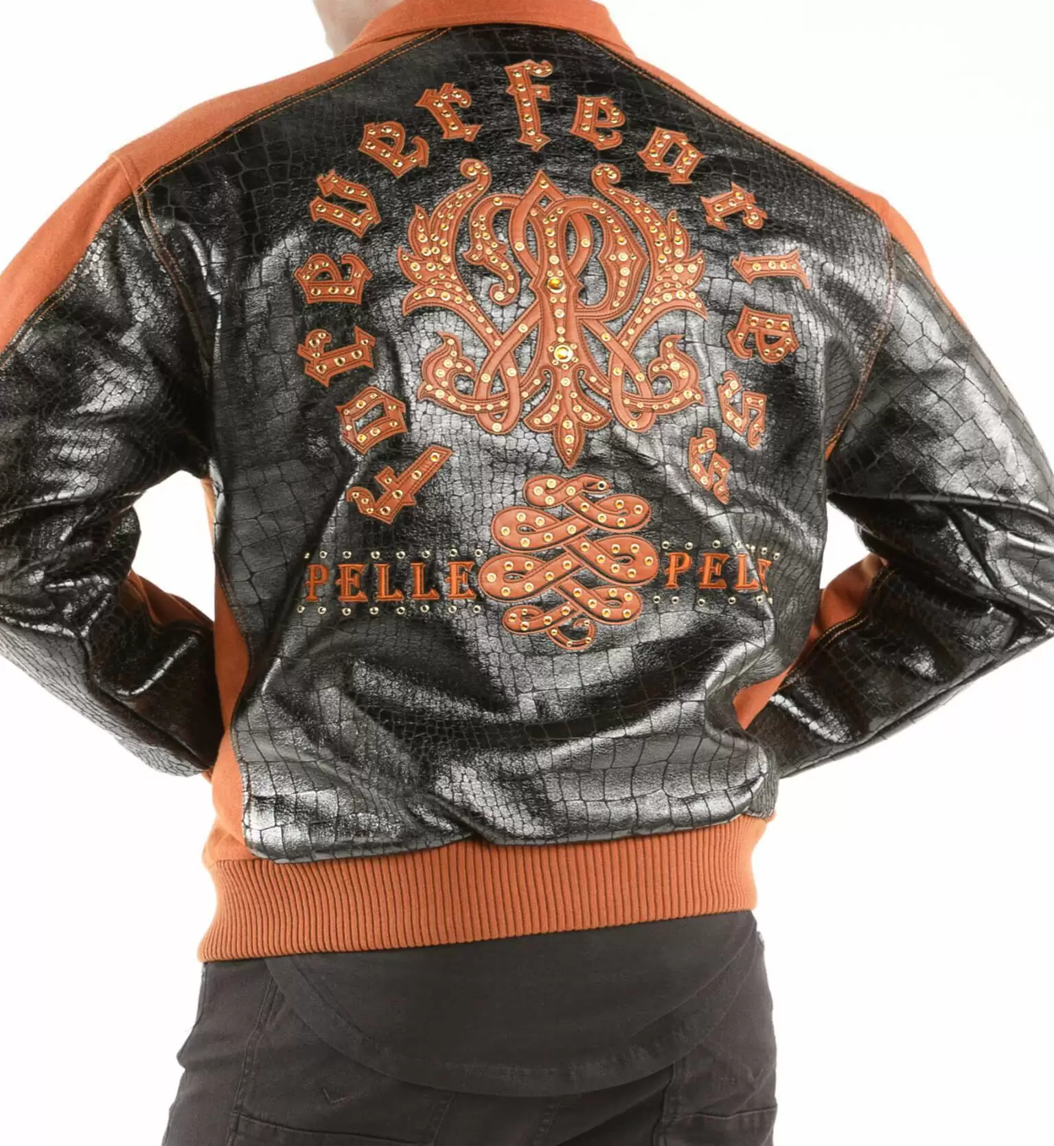 Bold Orange Pelle Pelle Wool Jacket
