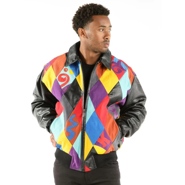 PELLE PELLE BLACK RETRO LEATHER JACKET view 1