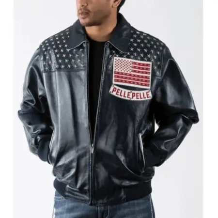 PELLE PELLE AMERICANA BLACK JACKET QUALITY view 1