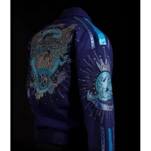 PELLE PELLE ROYAL BLUE WOOL JACKET view 2