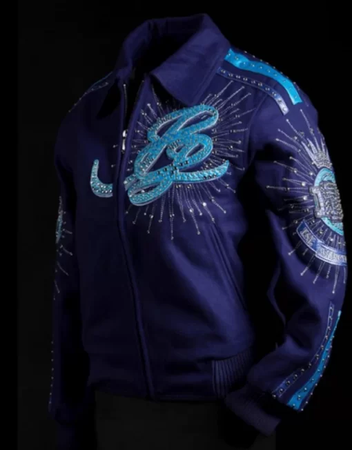 Pelle Pelle 35th Anniversary Wool Jacket | Royal Blue Jacket view 2