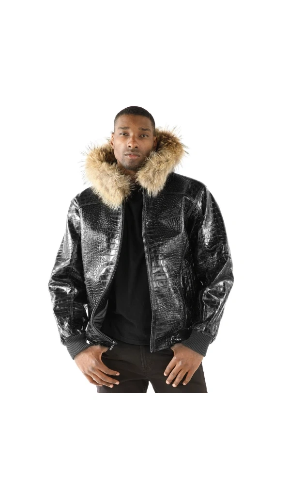 WONDERFUL PELLE PELLE BASIC BLACK JACKET