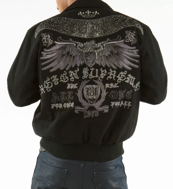 Pelle Pelle Black All Wool Jacket view 2