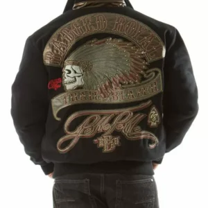 Bold Pelle Pelle Black Badged Royal Blazer Jacket