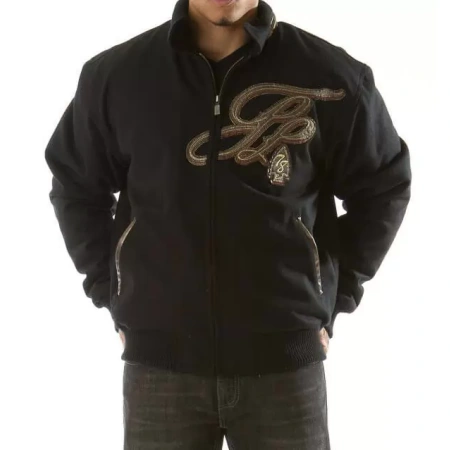 Bold Pelle Pelle Black Badged Royal Blazer Jacket view 2