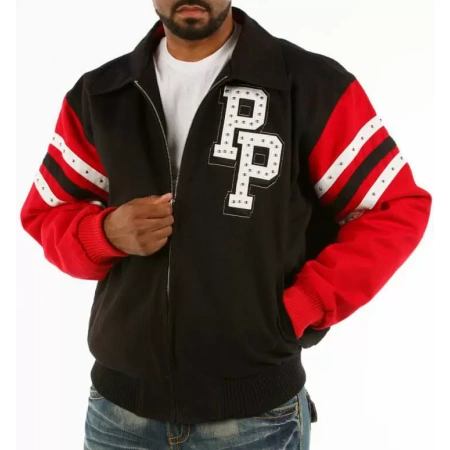 Bold Pelle Pelle Black Chicago City Wool Jacket view 2