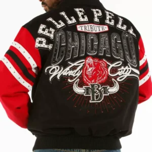 Bold Pelle Pelle Black Chicago City Wool Jacket