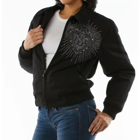 Pelle Pelle 1978 Diamonds Women Black Jacket view 2